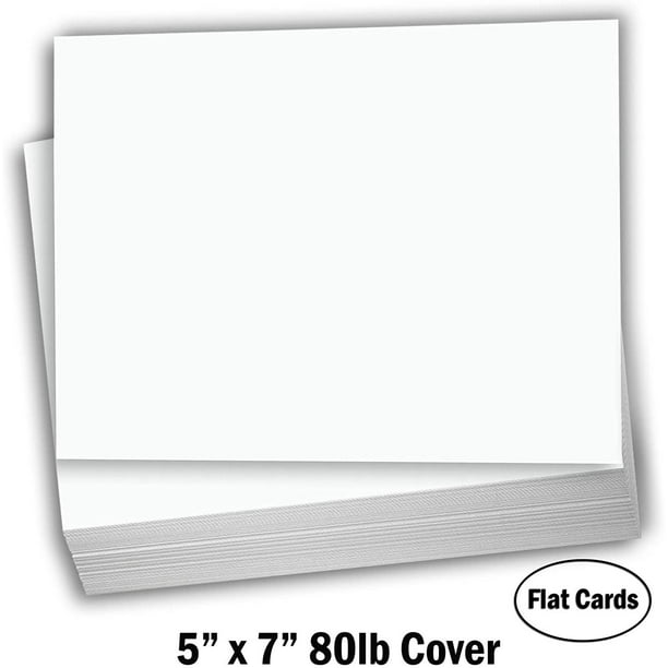 For Invitations 100lb Cover White Postcards 100 Piece Pack Index Cards Ultra Thick 5 x 7 Cardstock 